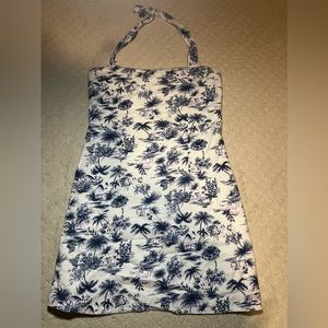 Abercombie and Fitch Linen Blend Mini Dress